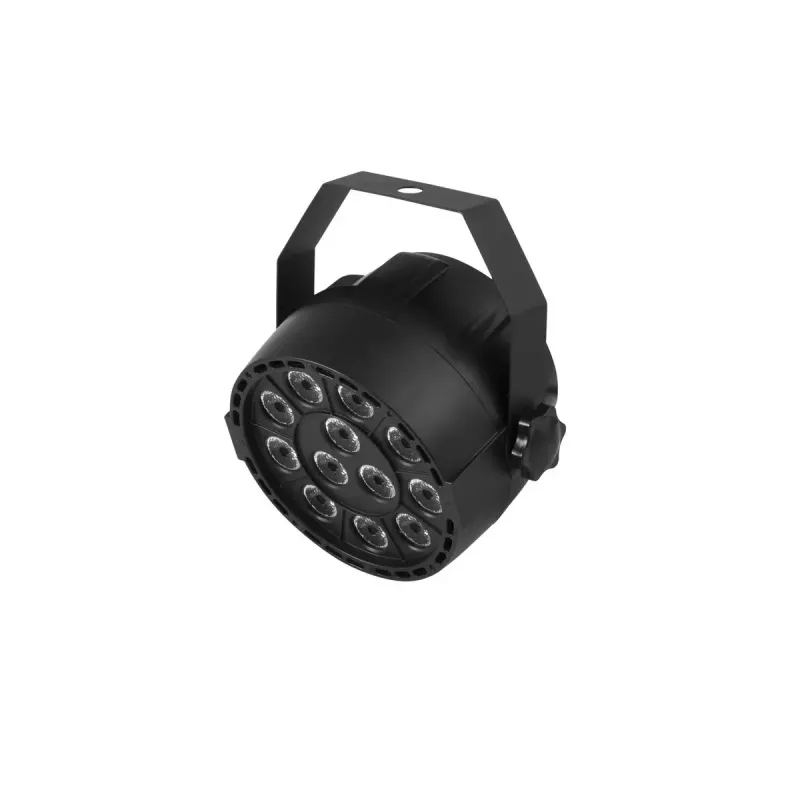Eurolite 42110192 LED prožektorius disko šviesoms 12 lempų DMX juodas