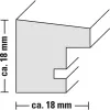 Paveikslėlių rėmelis Hama Oslo Single pilka pušis