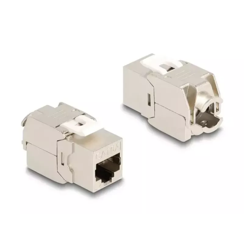 Delock 86050 Keystone modulis RJ45 lizdas Cat.6A STP, 4 vnt.