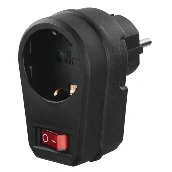 Hama 00223214 maitinimo kištuko adapteris F tipas Juodas