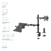 Laptop ir monitoriaus rankena ACT AC8305, aukščio reguliavimas 0-450 mm