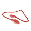 ACT maitinimo laidas C14 - C15 raudonas 0,6 m 250V 10A