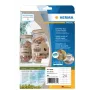 HERMA 10753 lipnios etiketės, stačiakampės, nuolatinės, rudos, 480 vnt.
