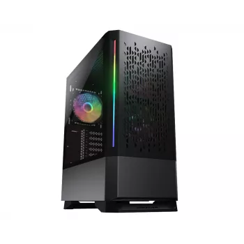 PC korpusas COUGAR Gaming Case MX430 Air RGB Midi Tower Juodas
