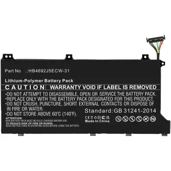 CoreParts MBXLP-BA0015 nešiojamojo kompiuterio baterija 34,20 Wh (11,4 V / 3000 mAh) juoda