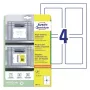 Avery Placard etikečių laikikliai šviesiai pilki lipnūs A4 80 vnt