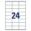 Lipnių etikečių rinkinys AVERY 6602 Baltas 70x36 mm 1560 vnt.