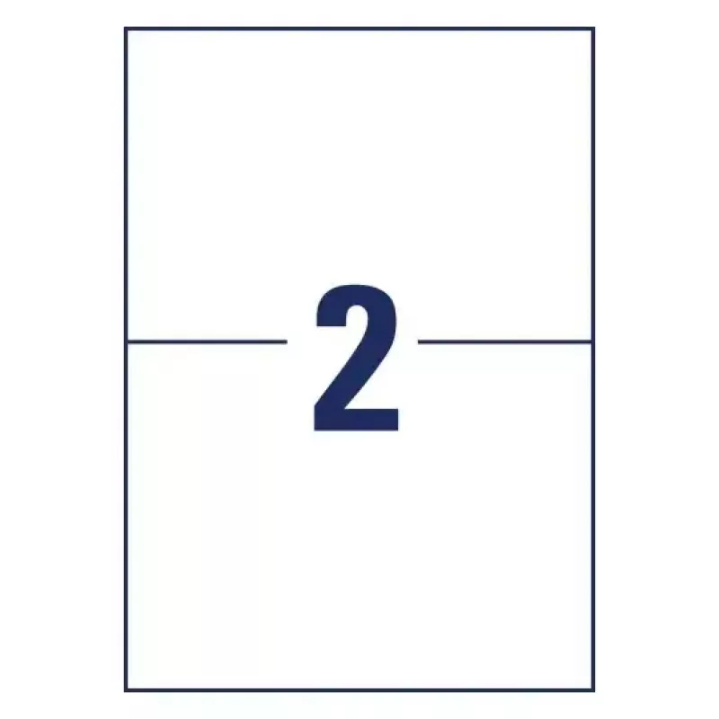 Lipnūs etikečių lapai AVERY 6604 Balti A4 21x14,8 cm 130 vnt.