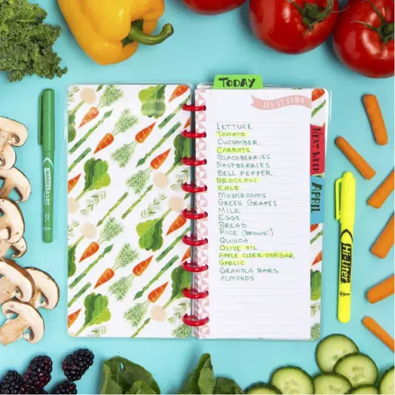 Tušti skirtukai Avery Ultra Tabs 74754 mėlyni, žali, raudoni