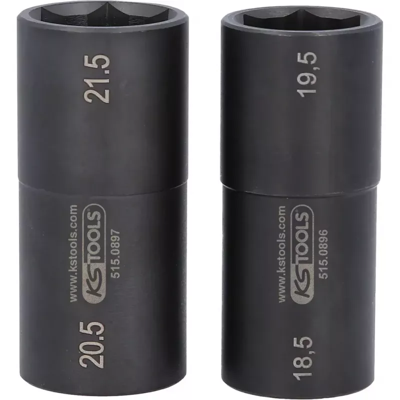 Veržliarakčių komplektas KS Tools 515.0895 1/2 colio pavara 2 antgaliai