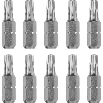 KWB 121249 – 10 vnt. Torx T9 antgalių rinkinys, 25 mm, 1/4 colio kotas