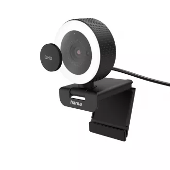 Hama C-850 Pro internetinė kamera 4 MP 2560 x 1440 pikseliai USB 2.0 Juoda