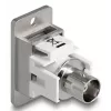 DeLOCK 90880 BNC lizdas montavimui į skydelį, sidabriškai baltas, 50 Ω