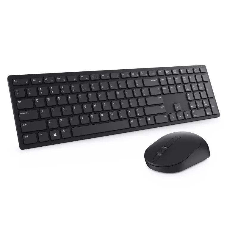 DELL KM5221W belaidė klaviatūra ir pelė rinkinys, RF, US English, juoda