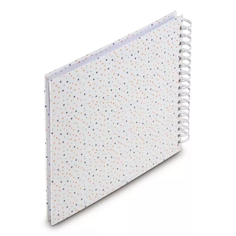 Hama Confetti fotoalbumas, įvairiaspalvis, 100 lapų, 10x15 cm, spiralinis įrišimas