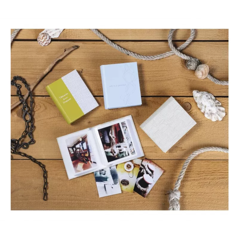 Hama Life nuotraukų albumas mėlynas 20 lapų 5,4 x 8,6 cm