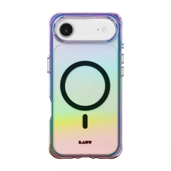 LAUT AERO HOLO dėklas iPhone 17 Air 6,5 colio, daugiaspalvis permatomas