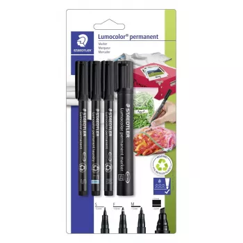 Markeris Staedtler Lumocolor 60 4 vnt.