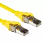 ACT geltonas 5 metrų SFTP CAT8 patch laidas su RJ45 kištukais