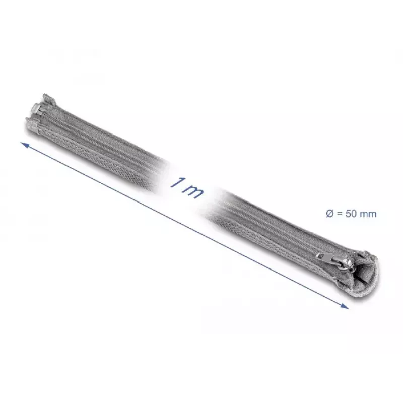 Pintas kabelių movimas DeLOCK 20826 1m x 50mm pilkas