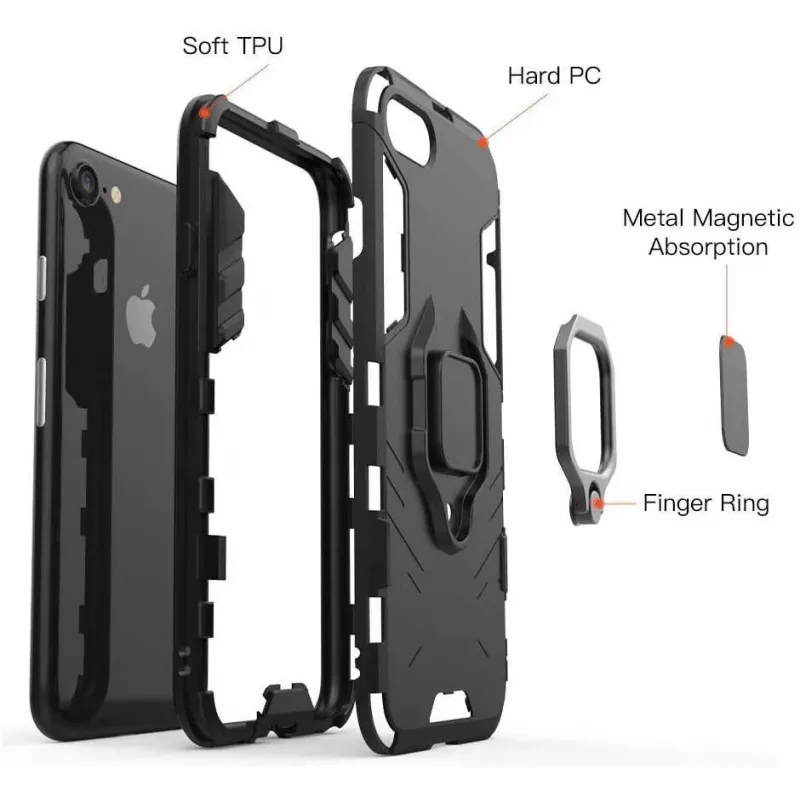 CoreParts MOBX-COV-JL-XR apsauginis dėklas telefonui 15,5 cm (6,1 colio) Juodas