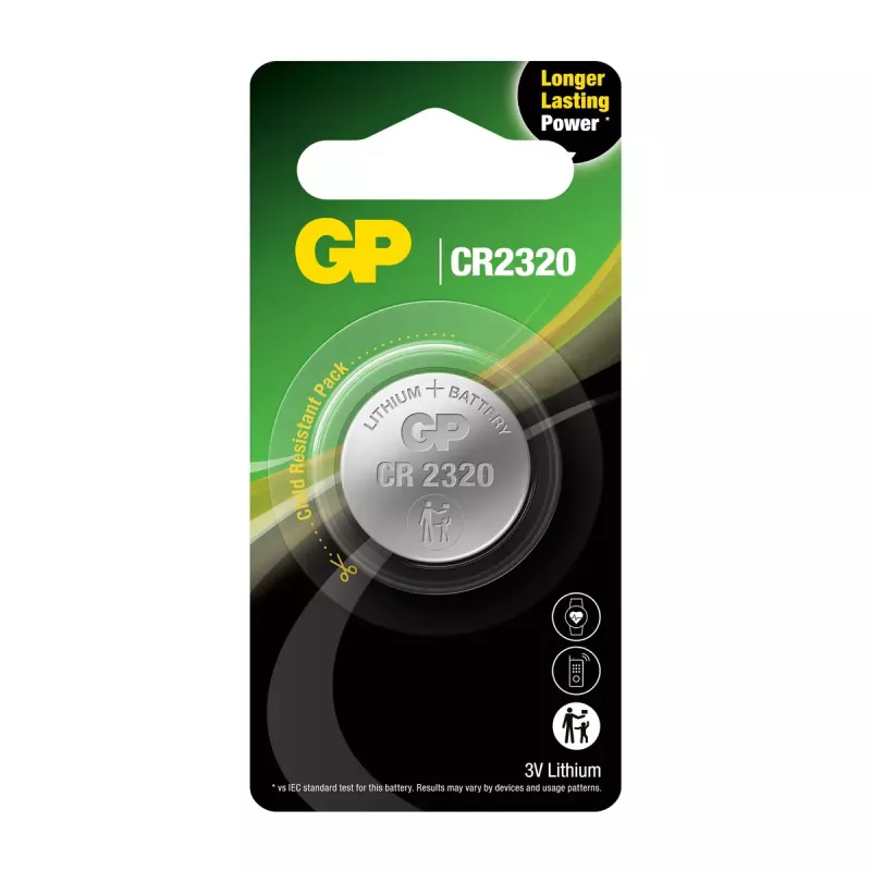 Vienkartinė baterija GP Batteries 103237 CR2320 ličio-mangano dioksido