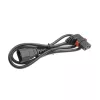 ACT maitinimo laidas C14 - C13 IEC Lock (stačiu kampu) juodas 3 m, PC2049