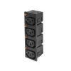 ACT C13 IEC Lock Net Entree (4x lizdai) - juoda, PA135015BK4