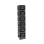 ACT C13 IEC Lock Net Entree (6 lizdų) - juoda, PA135BK6