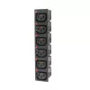ACT C13 IEC Lock Net Entree (6 lizdų) - juoda, PA135BK6