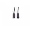 USB laidas ShiverPeaks BS30-41075 10m USB 3.2 Gen 2 USB C juodas