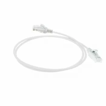 ACT White 7 metrų LSZH U/UTP CAT6 plonas lizdinis kabelis su RJ45 jungtimis