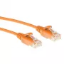 ACT Orange 0,5 m LSZH U/UTP CAT6 plonas jungiamasis kabelis su apsauga nuo užkabinimo, RJ45