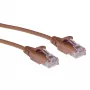 ACT Brown 5 m LSZH U/UTP CAT6 plonas lizdinis kabelis su apsauga nuo užkabinimo ir RJ45 jungtimis