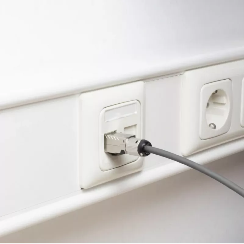 ACT CAT6A RJ45 lauko kištukas, ekranuotas, beįrankis, 4PPoE 100W