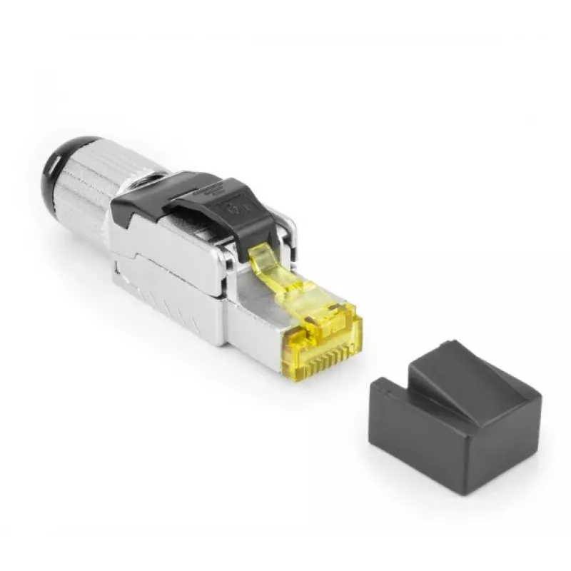 ACT CAT6A RJ45 lauko kištukas, ekranuotas, beįrankis, 4PPoE 100W