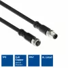 ACT Industrial jutiklio kabelis 3 m M8A 3 kontaktų kištukas į M8A 3 kontaktų lizdą, Ultraflex Xtreme TPE, ekranuotas