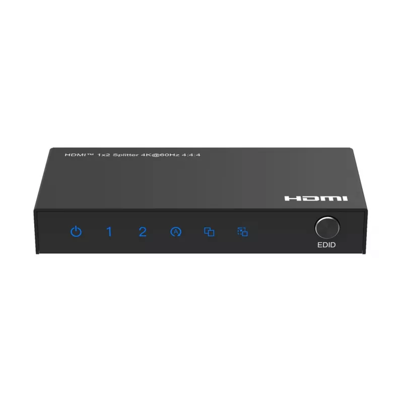 HDMI skirstytuvas MicroConnect MC-HDMISPLITTER0102-4K, 4K raiška, juodas