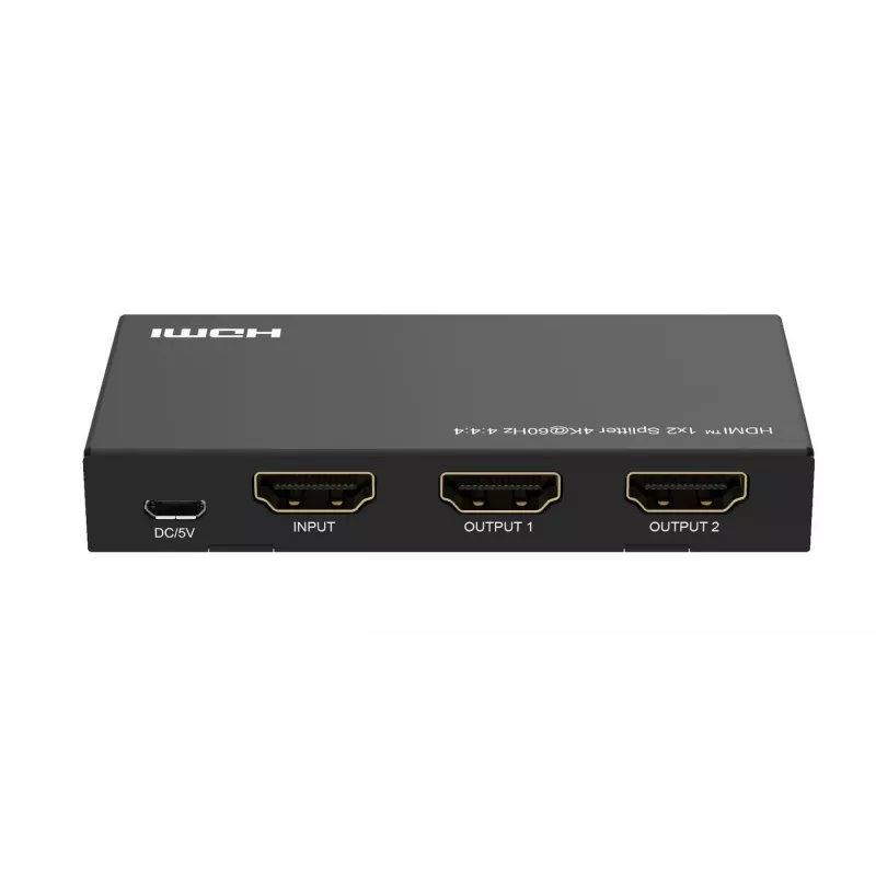 HDMI skirstytuvas MicroConnect MC-HDMISPLITTER0102-4K, 4K raiška, juodas