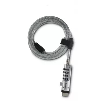Hama USB spynelė kombinuota Sidabrinė, Skaidri 1.8 m