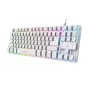 Trust GXT 833W Thado klaviatūra, žaidimų, USB, QWERTZ, vokiška, balta
