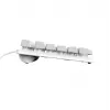 Trust GXT 833W Thado klaviatūra, žaidimų, USB, QWERTZ, vokiška, balta