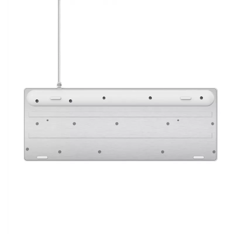 Trust GXT 833W Thado klaviatūra, žaidimų, USB, QWERTZ, vokiška, balta