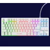 Trust GXT 833W Thado klaviatūra, žaidimų, USB, QWERTZ, vokiška, balta