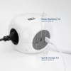 ACT AC2425 ilgintuvas su USB 1.5 m 3 kištukiniai lizdai Baltas