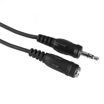 Garso kabelis Hama 00205105 5m 3,5mm lizdas – kištukas juodas