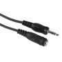Garso kabelis Hama 00205105 5m 3,5mm lizdas – kištukas juodas