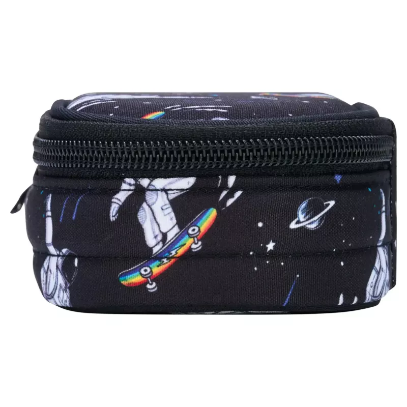 Herlitz Space Skater minkštas penalas iš poliesterio tamsiai mėlynas baltas