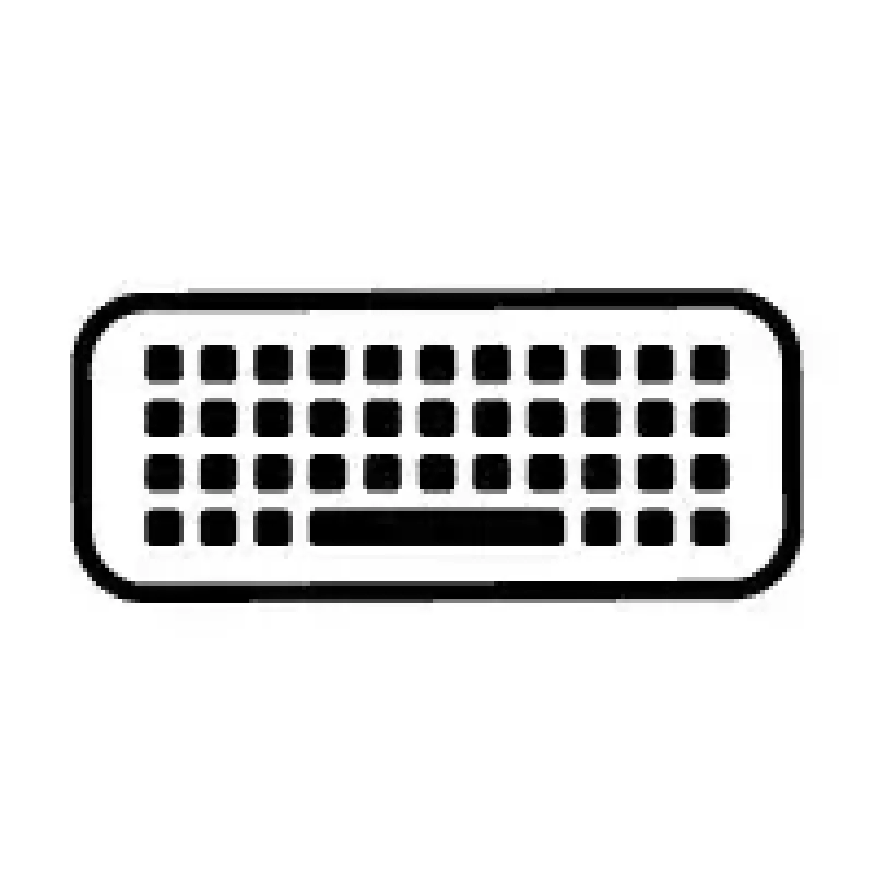 Belaidė pilno dydžio membraninė klaviatūra HP 220 – juoda, RF 2,4 GHz, USB-A imtuvas, QWERTY, skaičių blokas, AAA baterija