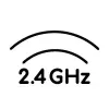 Belaidė pilno dydžio membraninė klaviatūra HP 220 – juoda, RF 2,4 GHz, USB-A imtuvas, QWERTY, skaičių blokas, AAA baterija